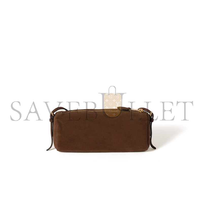 MIU MIU SUEDE LEATHER POUCH 5NE851 (22*9*9cm)